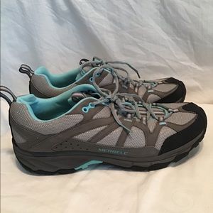 Merrell Arica Brindle hiking trail shoes, EUC